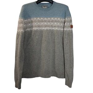 Royal Robbins Men’s Banff Novelty Sweater‎ Size S-M Merino wool blend READ